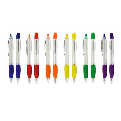 Bolígrafo con Destacador Wind Satin