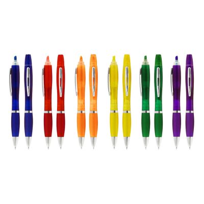 Bolígrafo con Destacador Wind Color