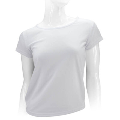 Polera Manga Corta Poliéster Mujer