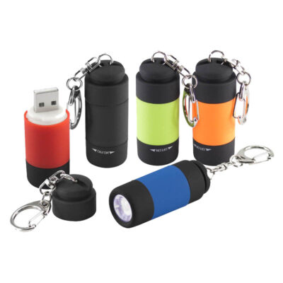 Llavero-Linterna LED Cargador USB